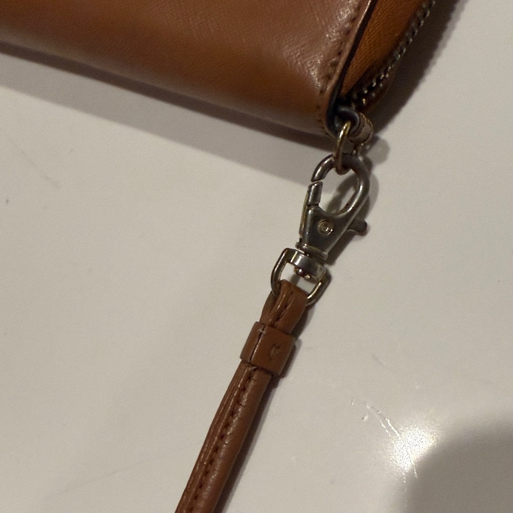 Tory Burch Brown Wristlet Clutch - Picture 7 of 7